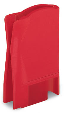 WAGO ELETTRONICA - Blocco di inserzione.per asta sezionatrice usata sui morsetti sezionatori delle serie 280/281 e 769.rosso