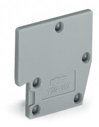 WAGO ELETTRONICA - Piastra intermedia tipo B.modulare.moduli di test con inserimento a scatto tipo B 709-310 e moduli ciechi tipo B 709-311.grigio
