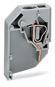 WAGO ELETTRONICA - Morsetto per trasformatore.1 polo.Connessione CAGE CLAMP® per conduttori.grigio