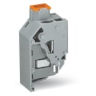 WAGO ELETTRONICA - Morsetto con fusibile per trasformatore.per fusibile 5 x 20 mm.Connessione CAGE CLAMP® per conduttori.grigio