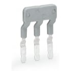 WAGO ELETTRONICA - Ponticello.per ingresso del conduttore.3 poli.grigio