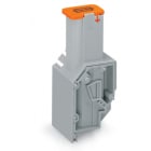 WAGO ELETTRONICA - Morsetto con fusibile per trasformatore.per fusibile 6,35 x 32 mm.Connessione CAGE CLAMP® per conduttori.grigio