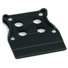 WAGO ELETTRONICA - Piastrina antistrappo.per connettori femmina.larghezza 25 mm.nero
