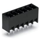 WAGO ELETTRONICA - Connettore maschio THT.Pin a saldare 0,8 x 0,8 mm.dritto.nero