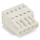 WAGO ELETTRONICA - Spina femmina per 1 conduttore.CAGE CLAMP®.2,5 mm².grigio chiaro