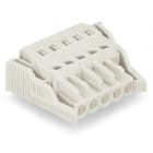 WAGO ELETTRONICA - Spina femmina per 1 conduttore.CAGE CLAMP®.2,5 mm².grigio chiaro 721-105/037-000