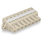 WAGO ELETTRONICA - Spina femmina per 1 conduttore.CAGE CLAMP®.2,5 mm².grigio chiaro