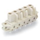 WAGO ELETTRONICA - Connettore femmina THT.dritto.Passo pin 7,5 mm.grigio chiaro