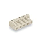 WAGO ELETTRONICA - Connettore femmina THT.angolato.Passo pin 7,5 mm.grigio chiaro 722-835