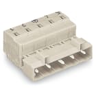 WAGO ELETTRONICA - Connettore maschio per 1 conduttore.CAGE CLAMP®.2,5 mm².grigio chiaro