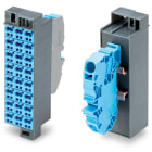 WAGO ELETTRONICA - Matrici di ripartizione equipotenziale.Marcatura 1-24.con 1 modulo d'ingresso compr. piastra terminale.grigio scuro