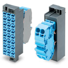 WAGO ELETTRONICA - Matrici di ripartizione equipotenziale.Marcatura 1-24.con 2 moduli d'ingresso compr. piastra terminale.grigio scuro