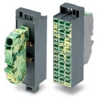 WAGO ELETTRONICA - Matrici di ripartizione equipotenziale.Marcatura 1-24.con 1 modulo d'ingresso compr. piastra terminale.grigio scuro 726-671