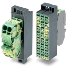 WAGO ELETTRONICA - Matrici di ripartizione equipotenziale.Marcatura 1-24.con 2 moduli d'ingresso compr. piastra terminale.grigio scuro