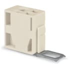 WAGO ELETTRONICA - Modulo aggiuntivo per matrici di ripartizione.per fissaggio a scatto su adattatore di montaggio.con contatto sul telaio di montaggio.bianco 726-903
