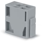 WAGO ELETTRONICA - Modulo aggiuntivo per matrici di ripartizione.per fissaggio a scatto su adattatore di montaggio.isolato.grigio 726-904