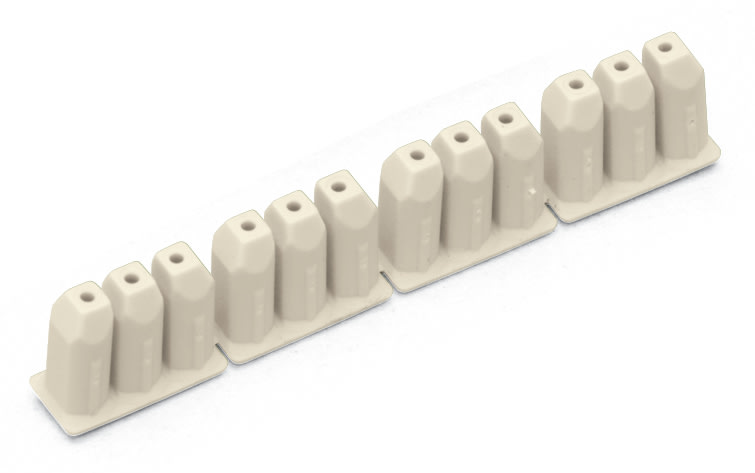 WAGO ELETTRONICA - Fermaisolante.0,25 mm² “r”.0,14 - 0,25 mm² “f”.grigio chiaro