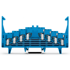 WAGO ELETTRONICA - Morsetto a 4 livelli per matrice di ripartizione.con clip di bloccaggio.un potenziale per livello.blu