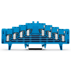 WAGO ELETTRONICA - Morsetto a 4 livelli per matrice di ripartizione.senza clip di bloccaggio.un potenziale per livello.blu 727-224