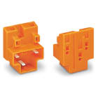 WAGO ELETTRONICA - Connettore maschio.3 poli.arancione