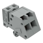 WAGO ELETTRONICA - Connettore femmina 1 conduttore, ang..CAGE CLAMP®.2,5 mm².grigio
