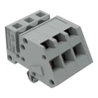 WAGO ELETTRONICA - Connettore femmina 1 conduttore, ang..CAGE CLAMP®.2,5 mm².grigio