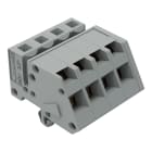 WAGO ELETTRONICA - Connettore femmina 1 conduttore, ang..CAGE CLAMP®.2,5 mm².grigio 731-504/008-000