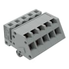 WAGO ELETTRONICA - Connettore femmina 1 conduttore, ang..CAGE CLAMP®.2,5 mm².grigio 731-505/008-000