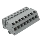 WAGO ELETTRONICA - Connettore femmina 1 conduttore, ang..CAGE CLAMP®.2,5 mm².grigio