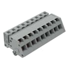 WAGO ELETTRONICA - Connettore femmina 1 conduttore, ang..CAGE CLAMP®.2,5 mm².grigio 731-509/008-000