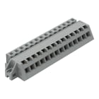WAGO ELETTRONICA - Connettore femmina 1 conduttore, ang..CAGE CLAMP®.2,5 mm².grigio 731-514/031-000