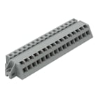 WAGO ELETTRONICA - Connettore femmina 1 conduttore, ang..CAGE CLAMP®.2,5 mm².grigio 731-516/031-000