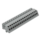 WAGO ELETTRONICA - Connettore femmina 1 conduttore, ang..CAGE CLAMP®.2,5 mm².grigio