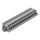 WAGO ELETTRONICA - Connettore femmina 1 conduttore, ang..CAGE CLAMP®.2,5 mm².grigio