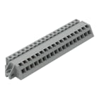 WAGO ELETTRONICA - Connettore femmina 1 conduttore, ang..CAGE CLAMP®.2,5 mm².grigio