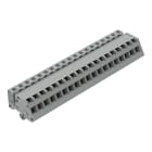 WAGO ELETTRONICA - Connettore femmina 1 conduttore, ang..CAGE CLAMP®.2,5 mm².grigio