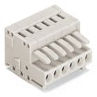 WAGO ELETTRONICA - Spina femmina per 1 conduttore.CAGE CLAMP®.1,5 mm².grigio chiaro