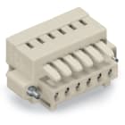 WAGO ELETTRONICA - Spina femmina per 1 conduttore.CAGE CLAMP®.1,5 mm².grigio chiaro