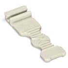 WAGO ELETTRONICA - Piastrina antistrappo.per connettori maschio e femmina.larghezza 6 mm.grigio chiaro 734-127