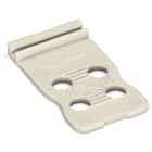 WAGO ELETTRONICA - Piastrina antistrappo.per connettori maschio e femmina.larghezza 12,5 mm.grigio chiaro 734-128