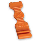 WAGO ELETTRONICA - Piastrina antistrappo.per connettori maschio e femmina.larghezza 6 mm.arancione