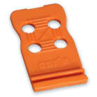WAGO ELETTRONICA - Piastrina antistrappo.per connettori maschio e femmina.larghezza 12,5 mm.arancione