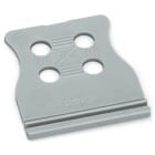 WAGO ELETTRONICA - Piastrina antistrappo.per connettori maschio e femmina.larghezza 35 mm.grigio