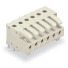 WAGO ELETTRONICA - Connettore femmina THT.angolato.Passo pin 3,5 mm.grigio chiaro