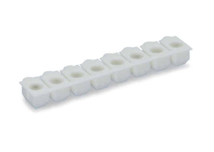 WAGO ELETTRONICA - Fermaisolante.0,08 - 0,2 mm² "r" (0,14 mm² "f").8 pezzi/striscia.grigio chiaro