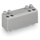 WAGO ELETTRONICA - Morsetto per circuito stampato.pulsante.1,5 mm².grigio