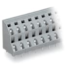 WAGO ELETTRONICA - Morsetto per circuito stampato a due piani.2,5 mm².Passo pin 7,5 mm.grigio