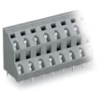 WAGO ELETTRONICA - Morsetto per circuito stampato a due piani.2,5 mm².Passo pin 7,5 mm.grigio