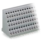 WAGO ELETTRONICA - Morsetto per circuito stampato a tre piani.2,5 mm².Passo pin 5 mm.grigio
