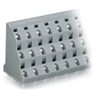 WAGO ELETTRONICA - Morsetto per circuito stampato a tre piani.2,5 mm².Passo pin 10 mm.grigio